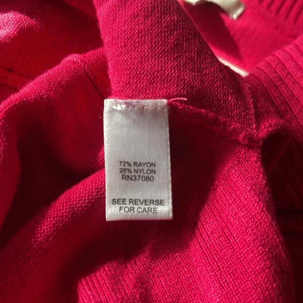 Pink Tunic Crowl Turtleneck Sweater Slit Side Oversized - Image 7