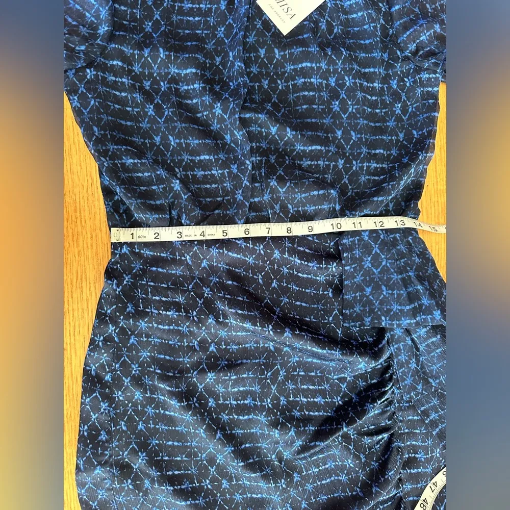 Misa Los Angeles NWT Amber Sheer Sleeve Mini Dress Sz Small - Image 9