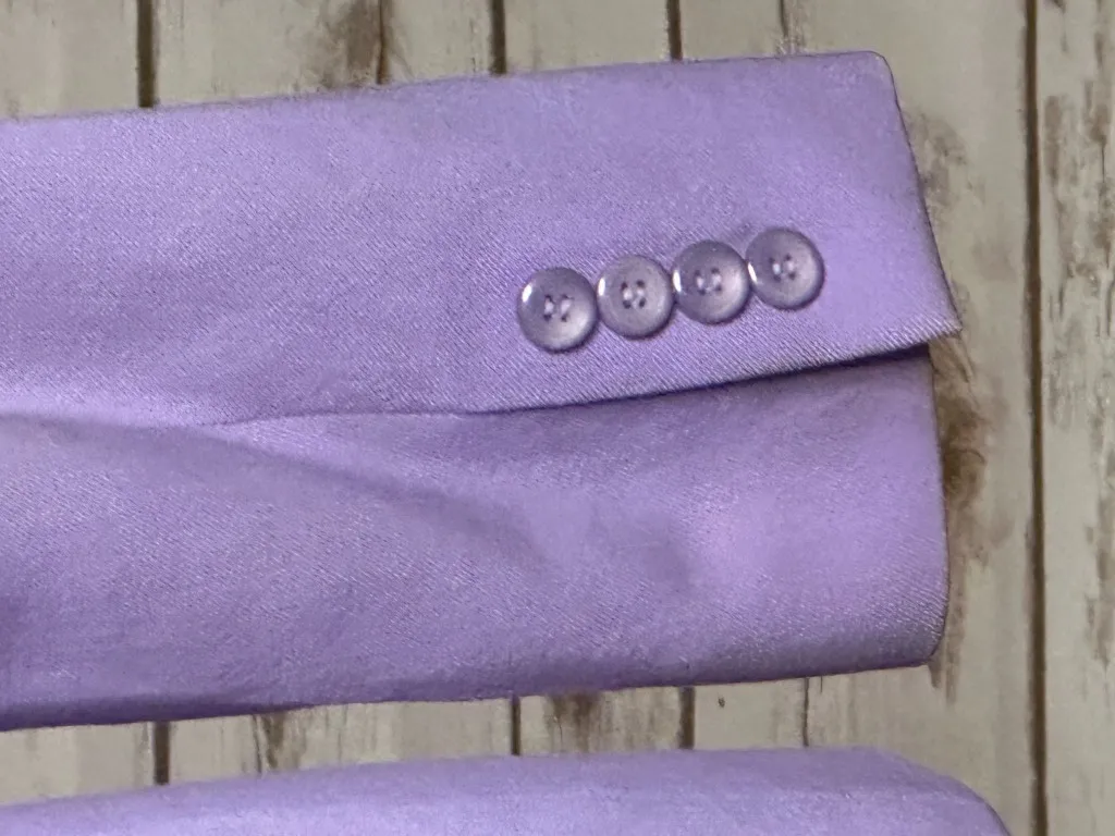 Pendleton Petite classic corpcore lt purple wool single-breasted blazer Size 10 - Image 5