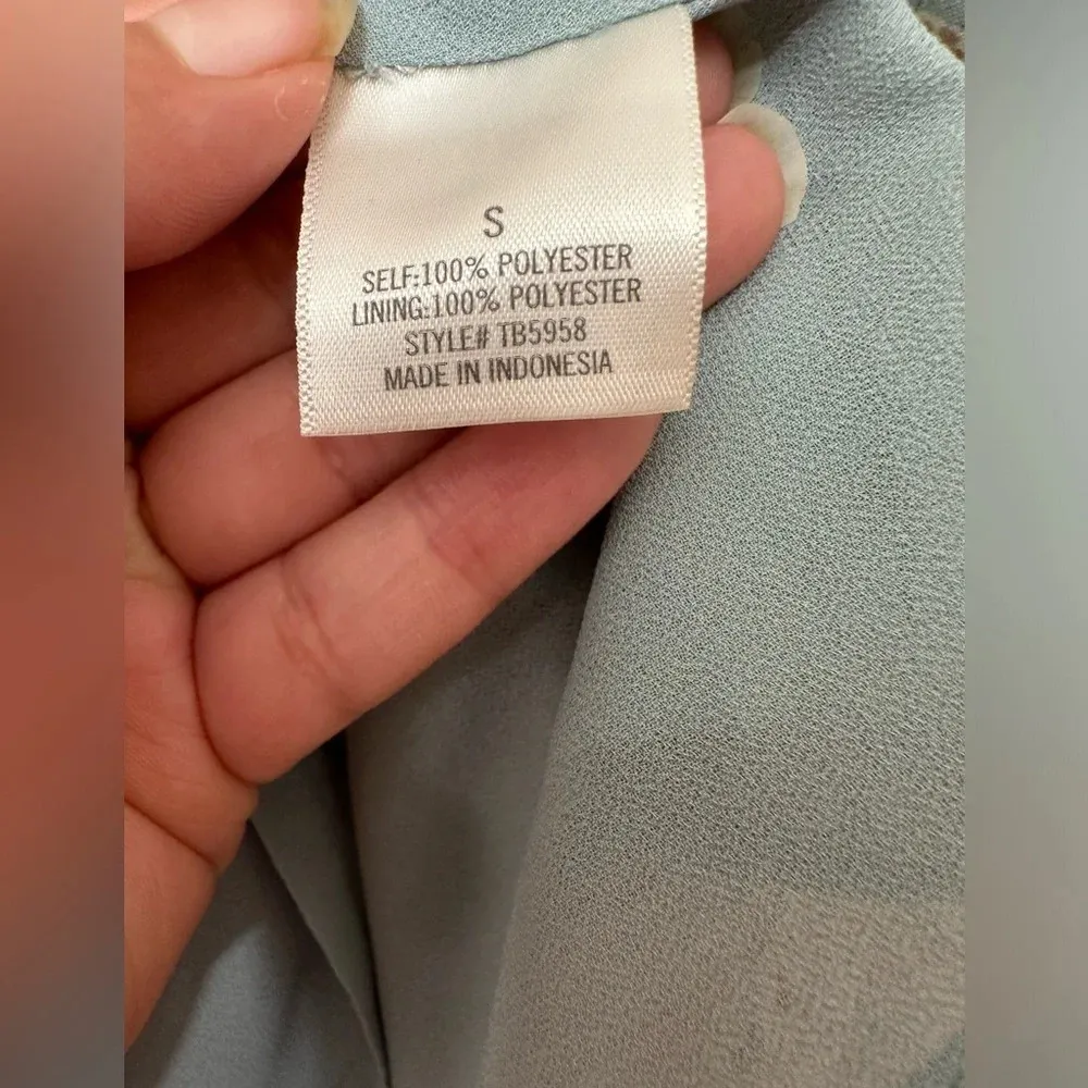 Blue Rain Textured Paisley Print Cami Small - Image 3