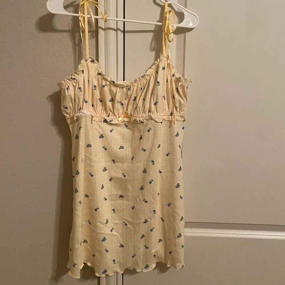 Love & Lemons Blossom Pointelle Slip Dress size M - Image 5