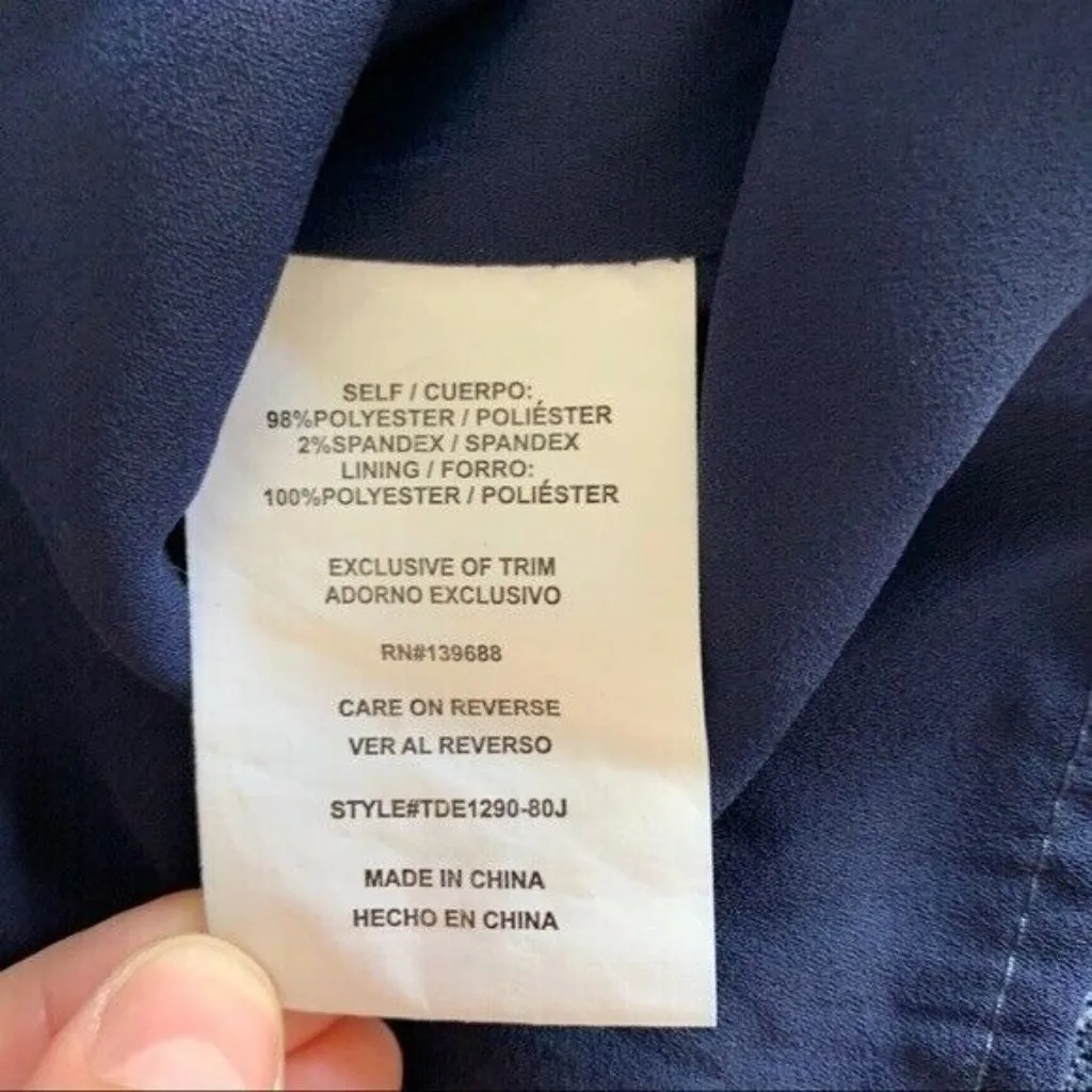 Altar’d State Boho Floral Halter Backless Fit‎ Flare Mini Dress Festival Small Blue - Image 7