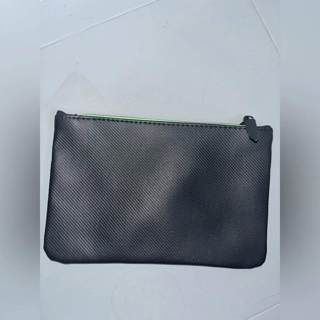 IPSY Pretty Wicked 2021 Lime Green Black Makeup Zipper Bag Limited Ed Vampy Goth - Image 5