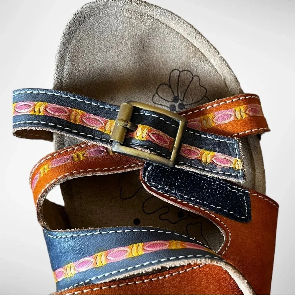 L'ARTISTE BY SPRING‎ STEP Women's Lillana Leather Sandals 8.5 | GUC - Image 8