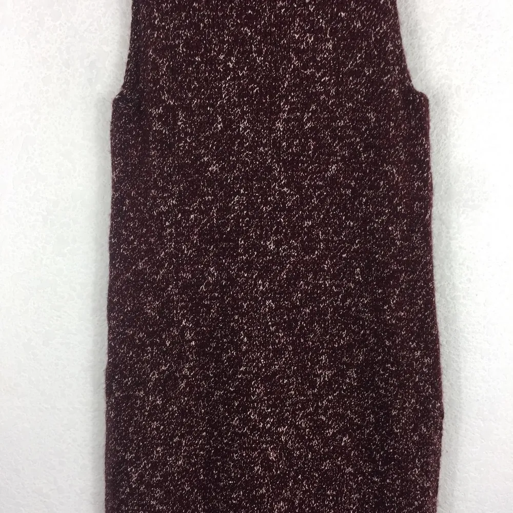 Anthropologie Flowy Maxi Tunic Sleeveless Turtleneck Tunic Sweater Wine Small - Image 9