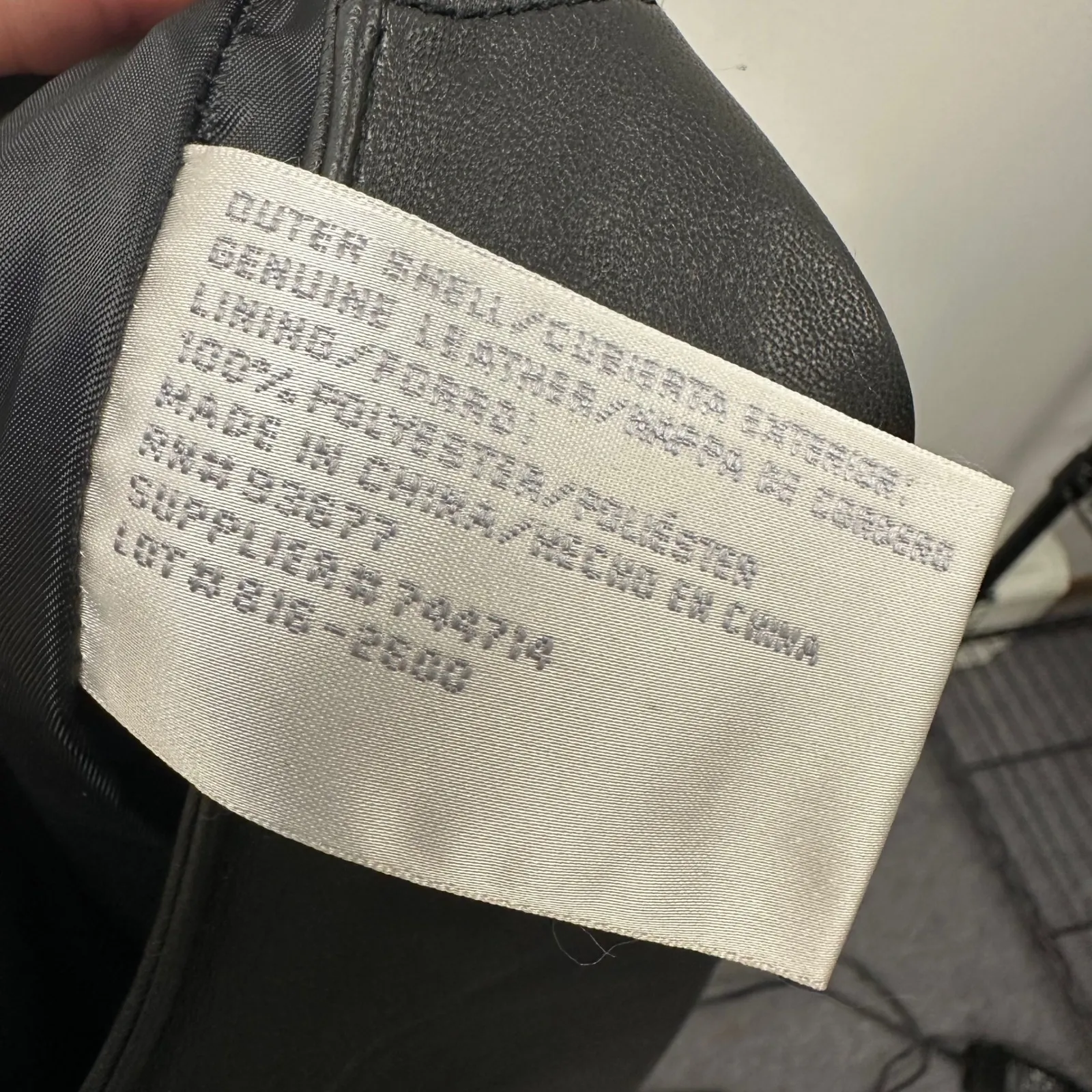 Vintage Worthington Boot‎ Cut Leather Pants Black Size 14 - Image 6