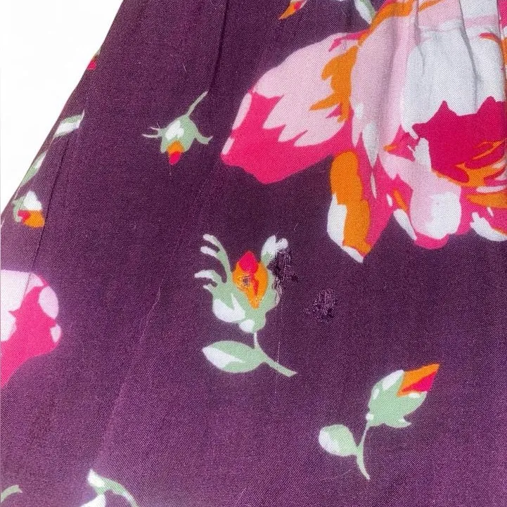 Aeropostale 2012 maroon floral mini skirt - Image 8