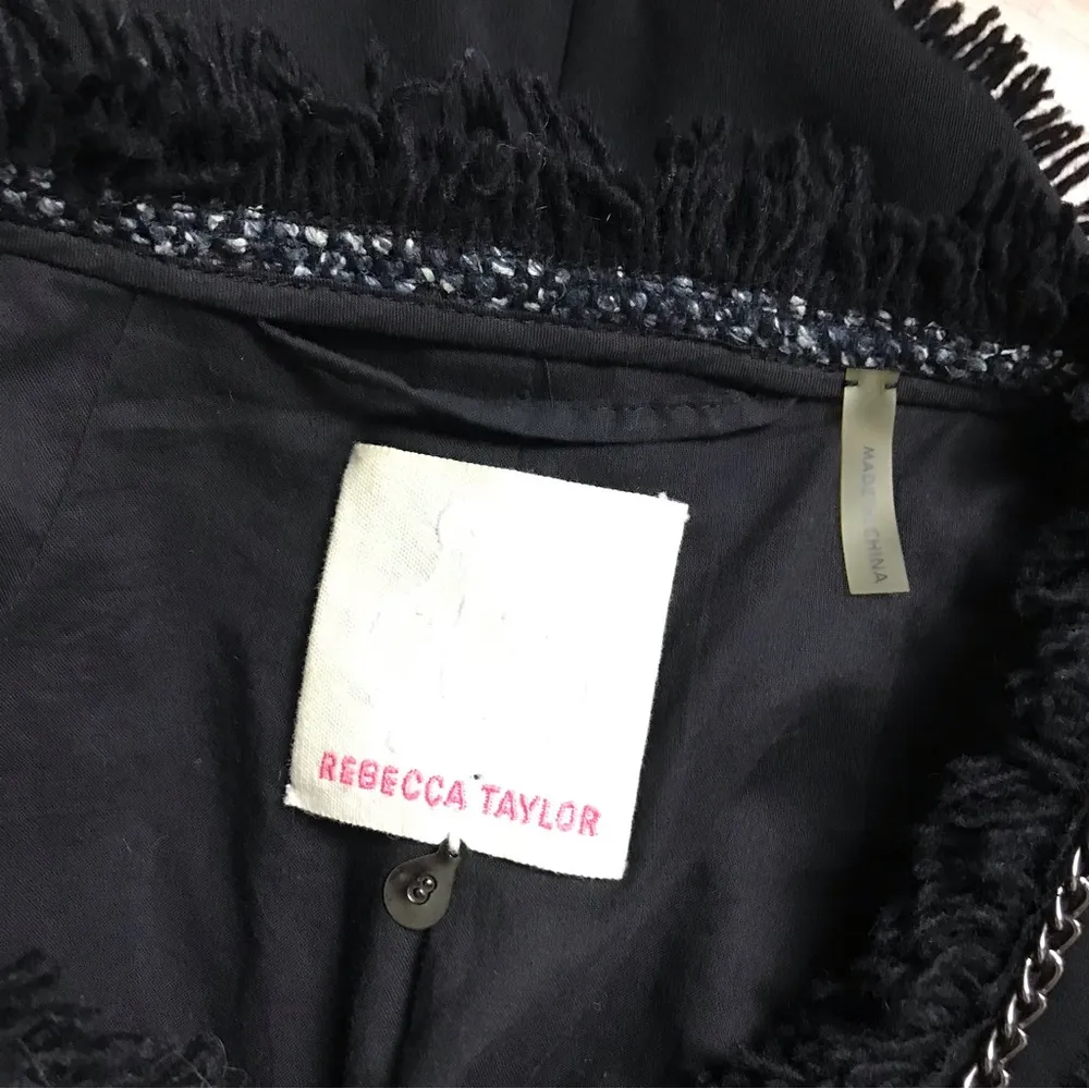 Rebecca Taylor Black Crop Blazer - Image 3