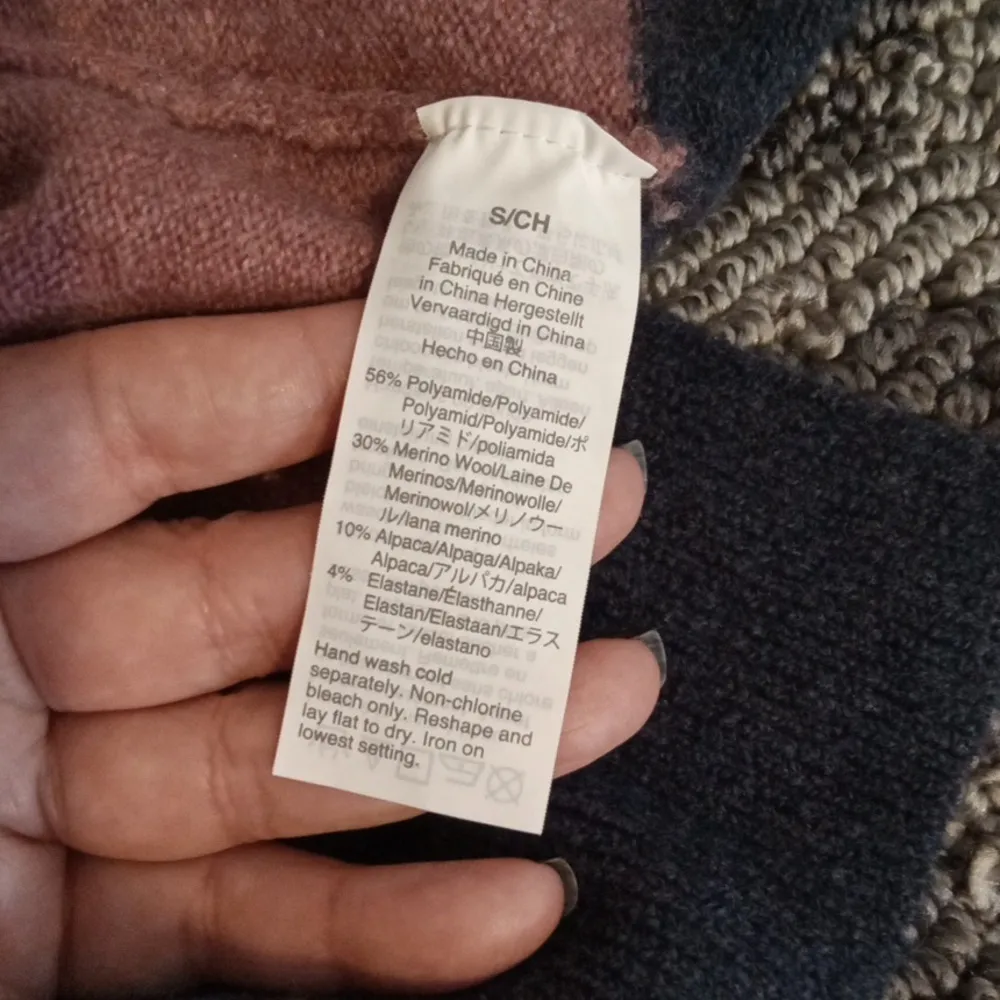 Madewell Kent Striped Cardigan Sweater Coziest Yarn Clorblock Womens Small - Image 6