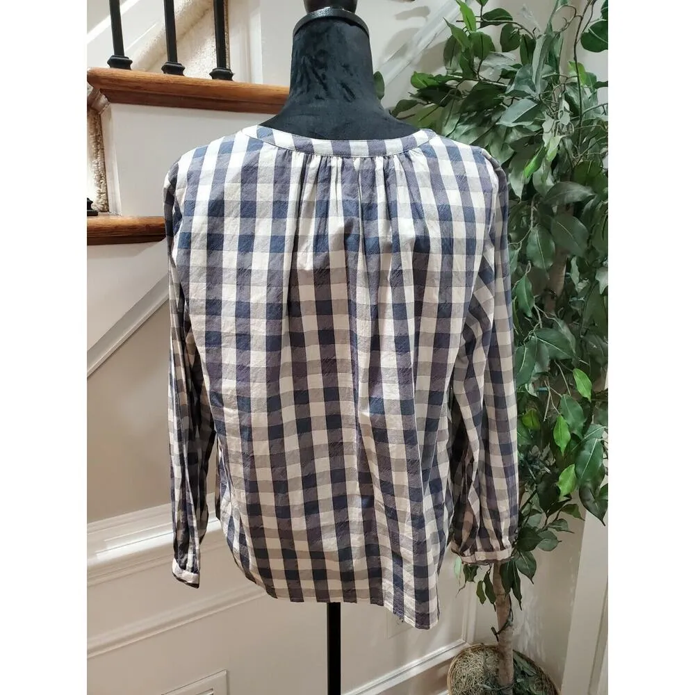 Velvet Women Multicolor 100% Cotton Long Sleeve Button Down Casual Shirt Size S - Image 6