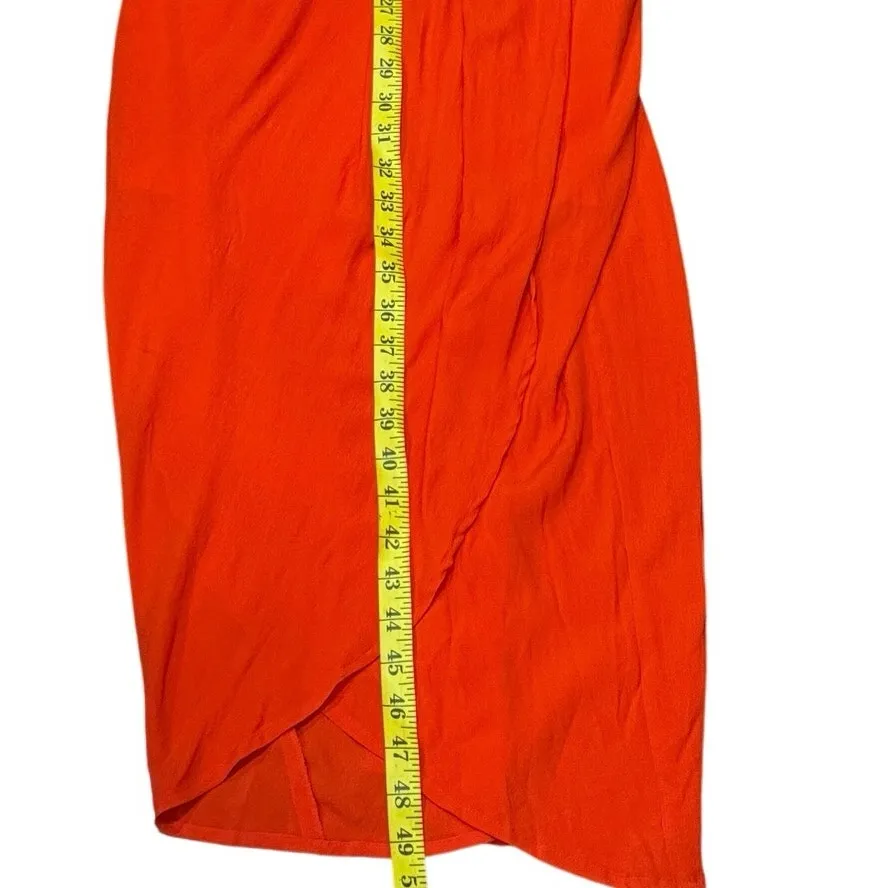 Yumi Kim So Social Red Tulip Midi Dress XS NWT Sleeveless Racerback Flawed - Image 14