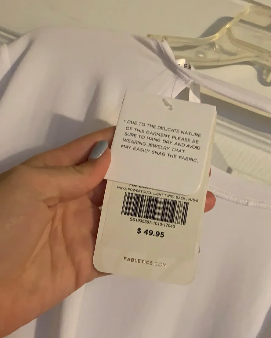 Fabletics Open Back Workout Top - Image 3