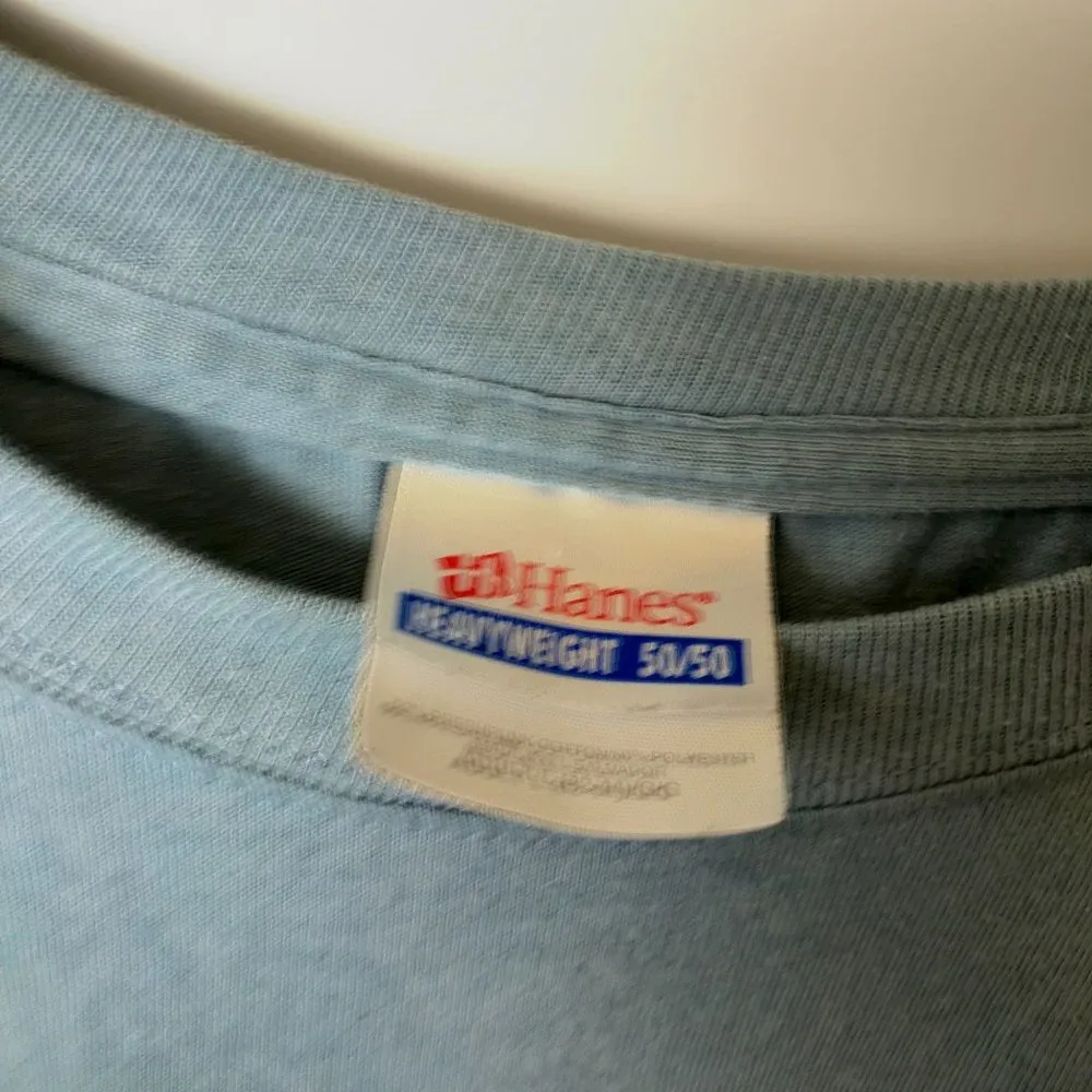 Hanes Answer The Call Cub Scouts Bleached T Shirt Wolf Animal Graphic Tee L - Image 4