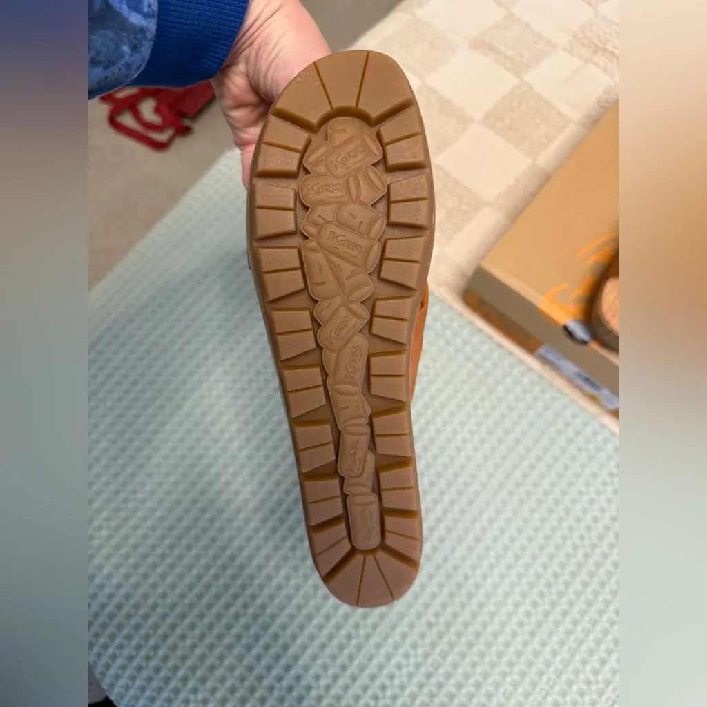 Korks Faithe crossover platform sandal size 9 tan Brown - Image 4