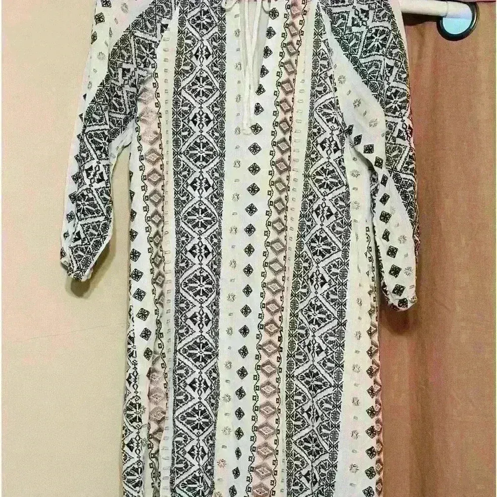 Blue rain dress beautiful neutral colors - Image 3