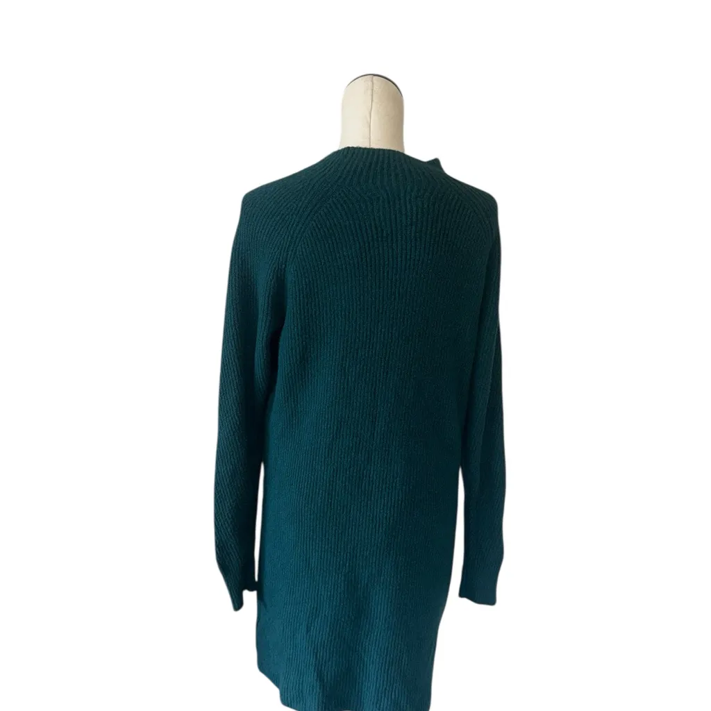 NWOT Abercrombie & Fitch Emerald Green Mock Neck  Sweater Knit Dress LLarge - Image 7