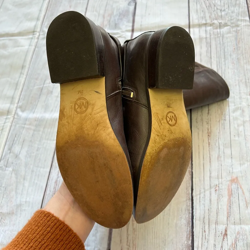 Michael by Michael Kors Arley Stretch Boots in Dark Brown - size 7 - Image 6