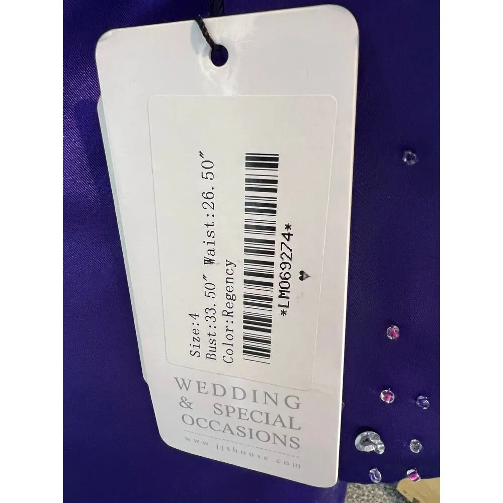 JJ’s House NWT Mother of the Bride Elegant Purple Dress Size 4 - Image 6