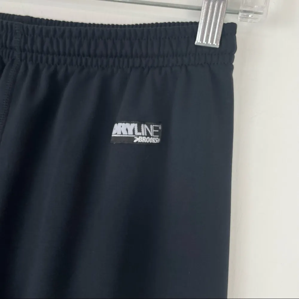 Brooks Womens Dry Line Black Athletic Running Pants Leggings Sz XL - Image 5
