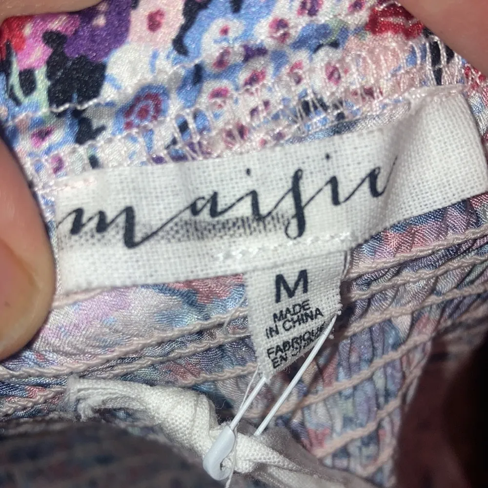 Purple, Pink, Magenta & Blue Floral Maisie Peplum Top - Image 8