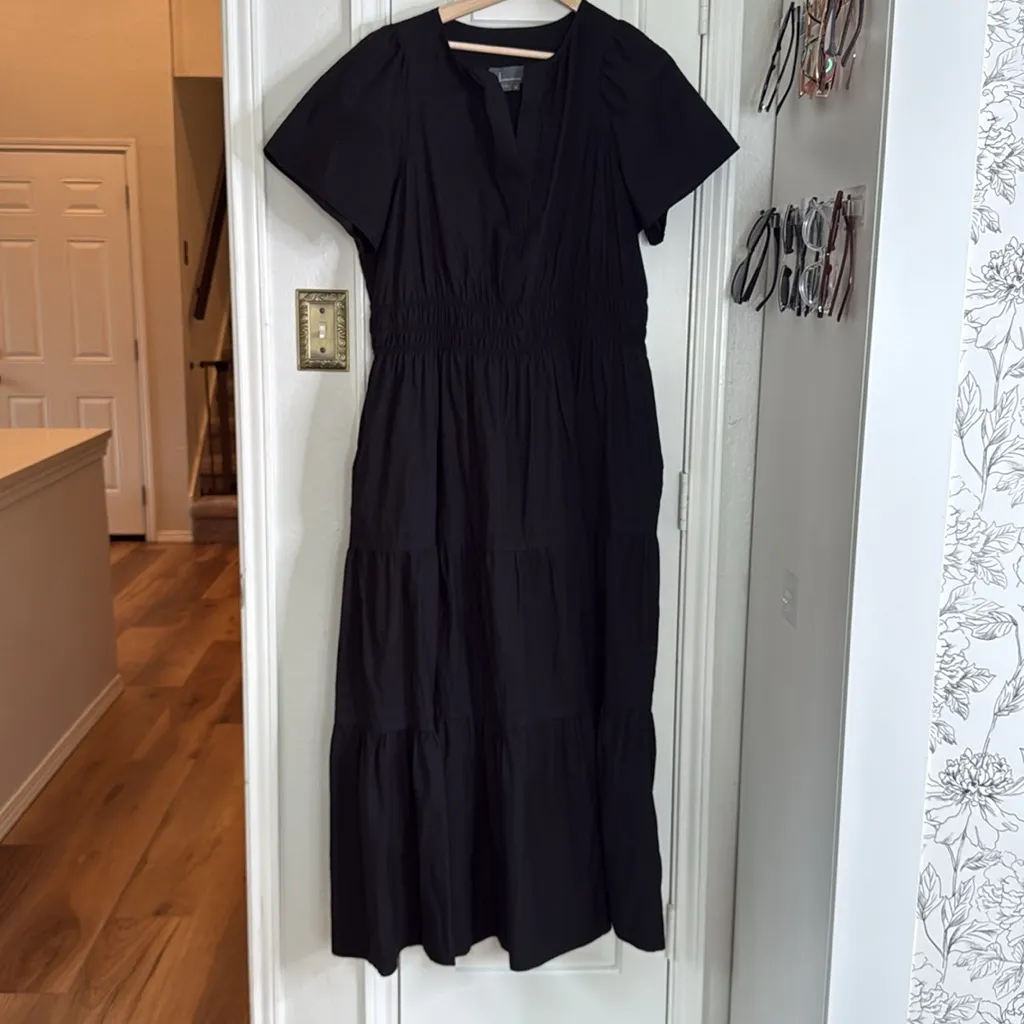 Anthropologie  Somerset cotton tiered maxi dress - Image 10