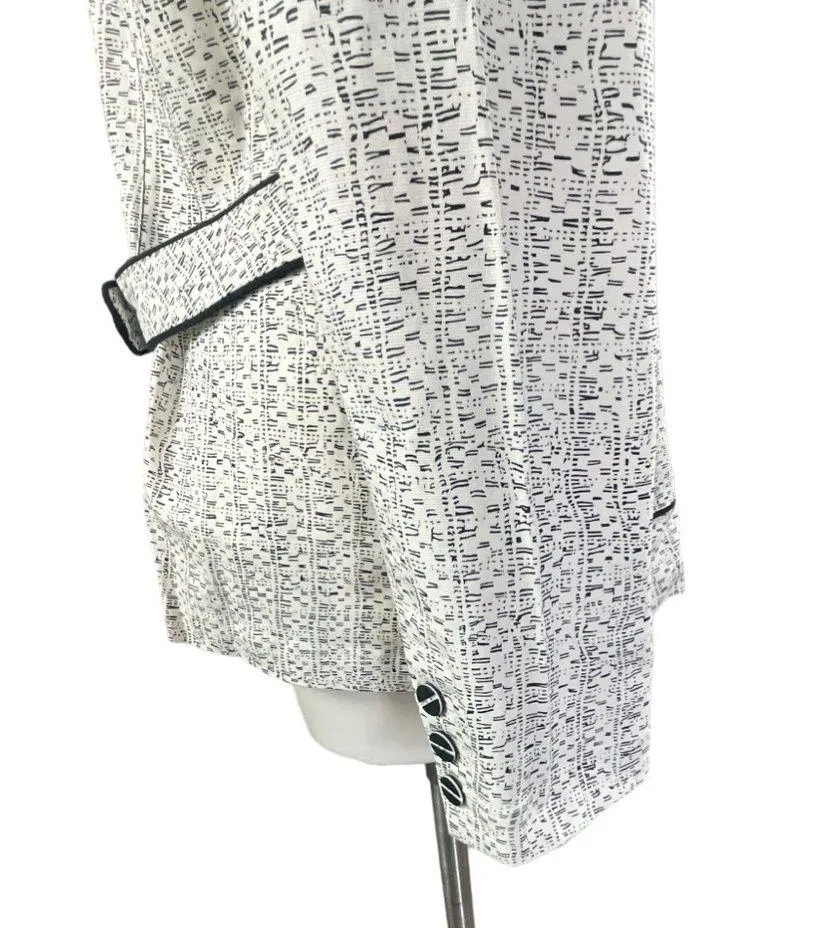 Cabi Black and White Carol Anderson By Invitation Code Blazer Jacket Nwt - Image 12