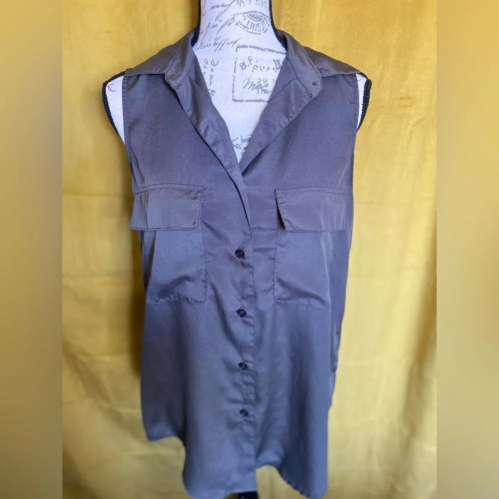 Ark & Co. ModCloth Tops- small blouse (brown / green) - EUC - Image 3