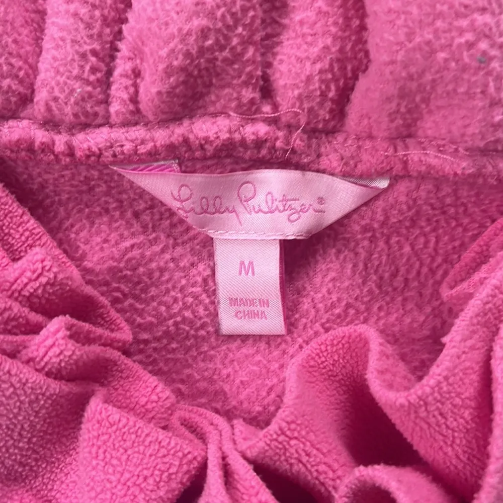Pink Lilly Pulitzer fleece pullover - Image 2