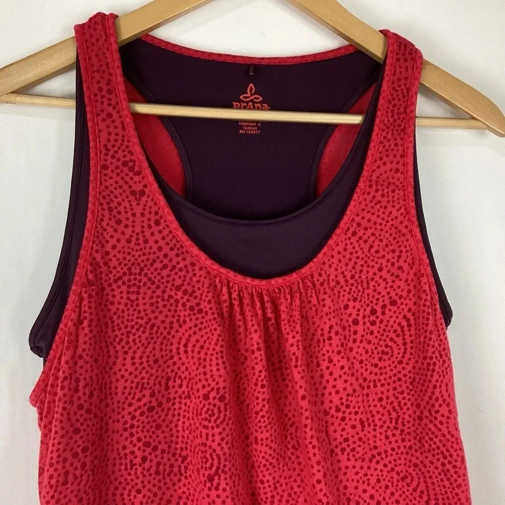 Prana Mika Double Layer Racer Tank Top Medium - Image 3