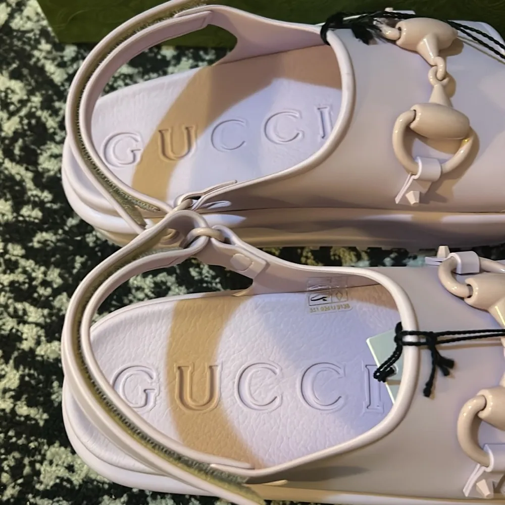 Gucci Horsebit Flatform Sandal Talc Pink size 39 - Image 5
