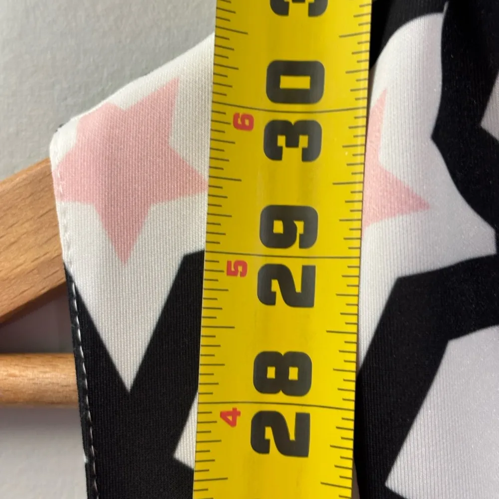 NWT Zara w/b collection shift dress sz S Mini Shift 60s Twiggy inspired Stars - Image 6