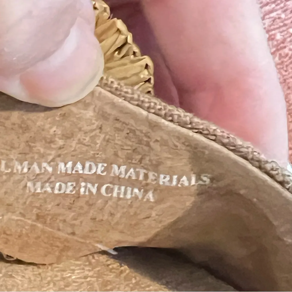 Lindsey Phillips Neutral Women's Sandal Size 6.5 Devon beige Snap On Floral Tan - Image 6