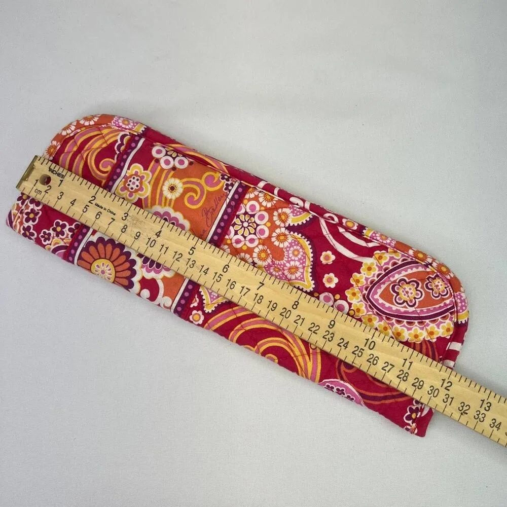Vera Bradley Retired Raspberry Fizz Pattern Hair Hot Tool bag - Image 5