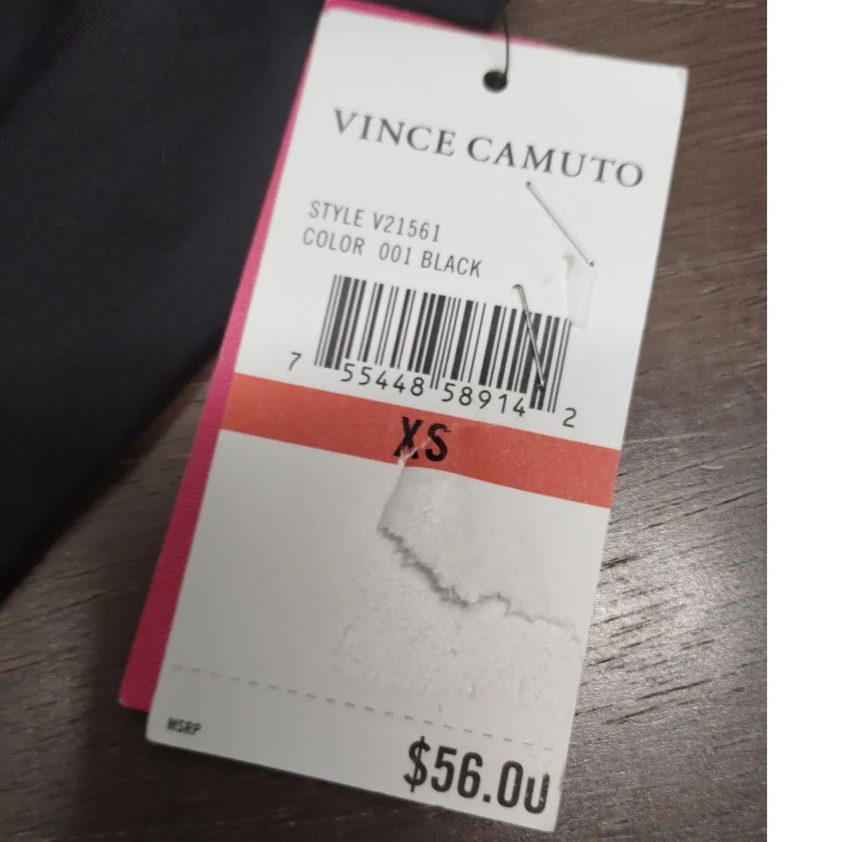 Vince Camuto Swim NWT XS Black Sea Scallop Shirred Smooth Cheeky Bikini Bottom - Image 6