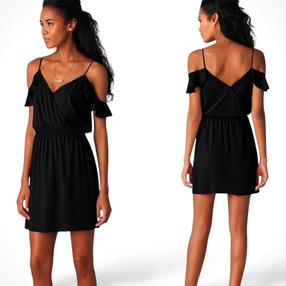 Joie Sari 100% Silk Flutter Sleeve Dress - Image 4