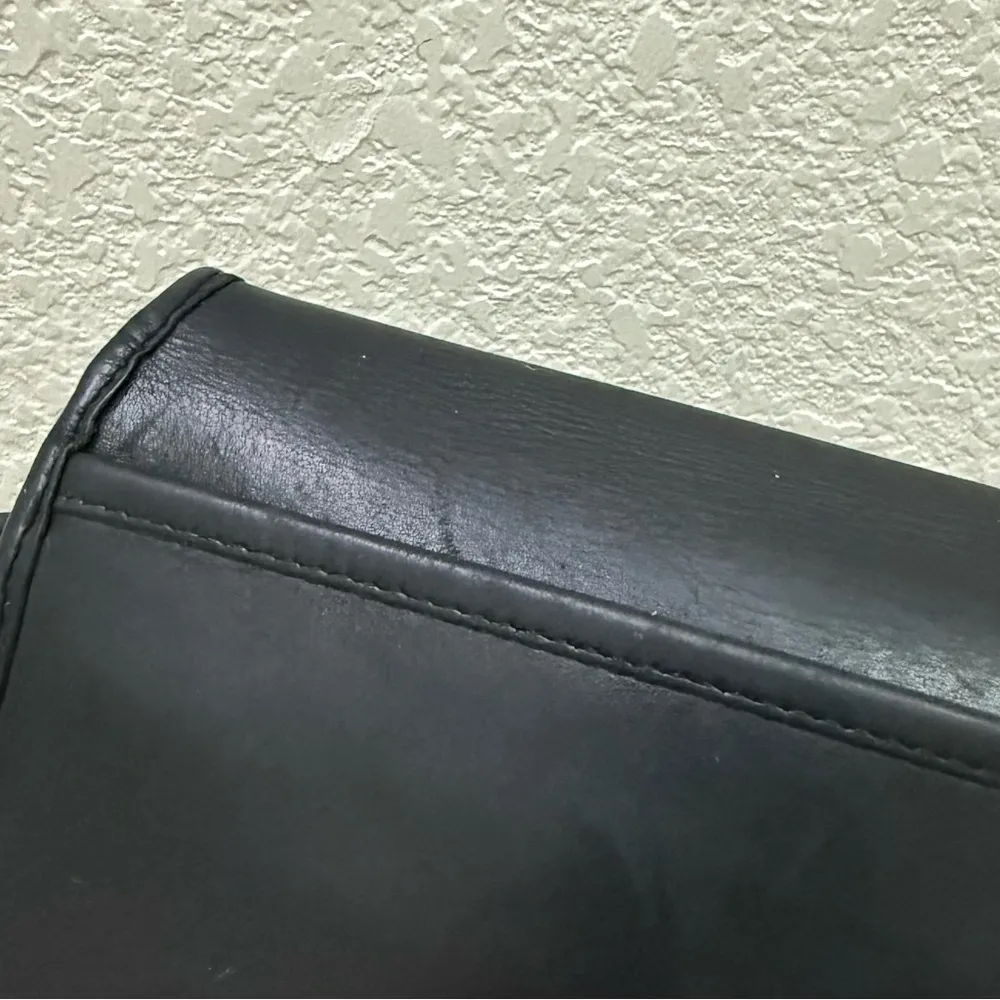 Vintage COACH 9850 Compartment Bag Black Glove Tanned Cowhide Leather Crossbody - Image 15