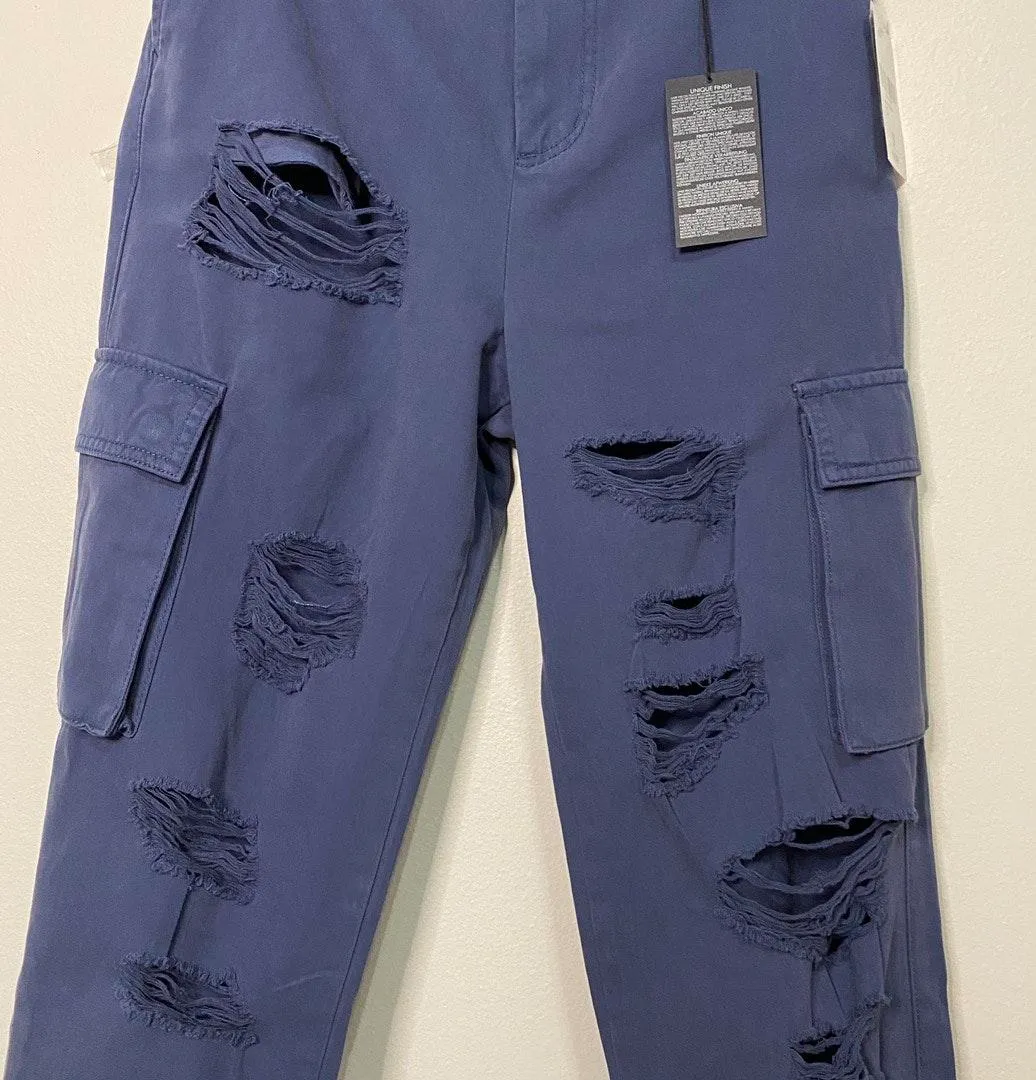 Forever 21 Distressed Cargo Joggers - Image 5