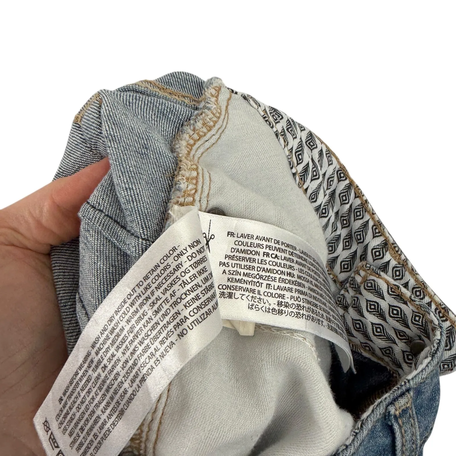 Ariat REAL High Rise Boot Jeans Western Country Rodeo Cowgirl Hemmed Womens 26 - Image 8