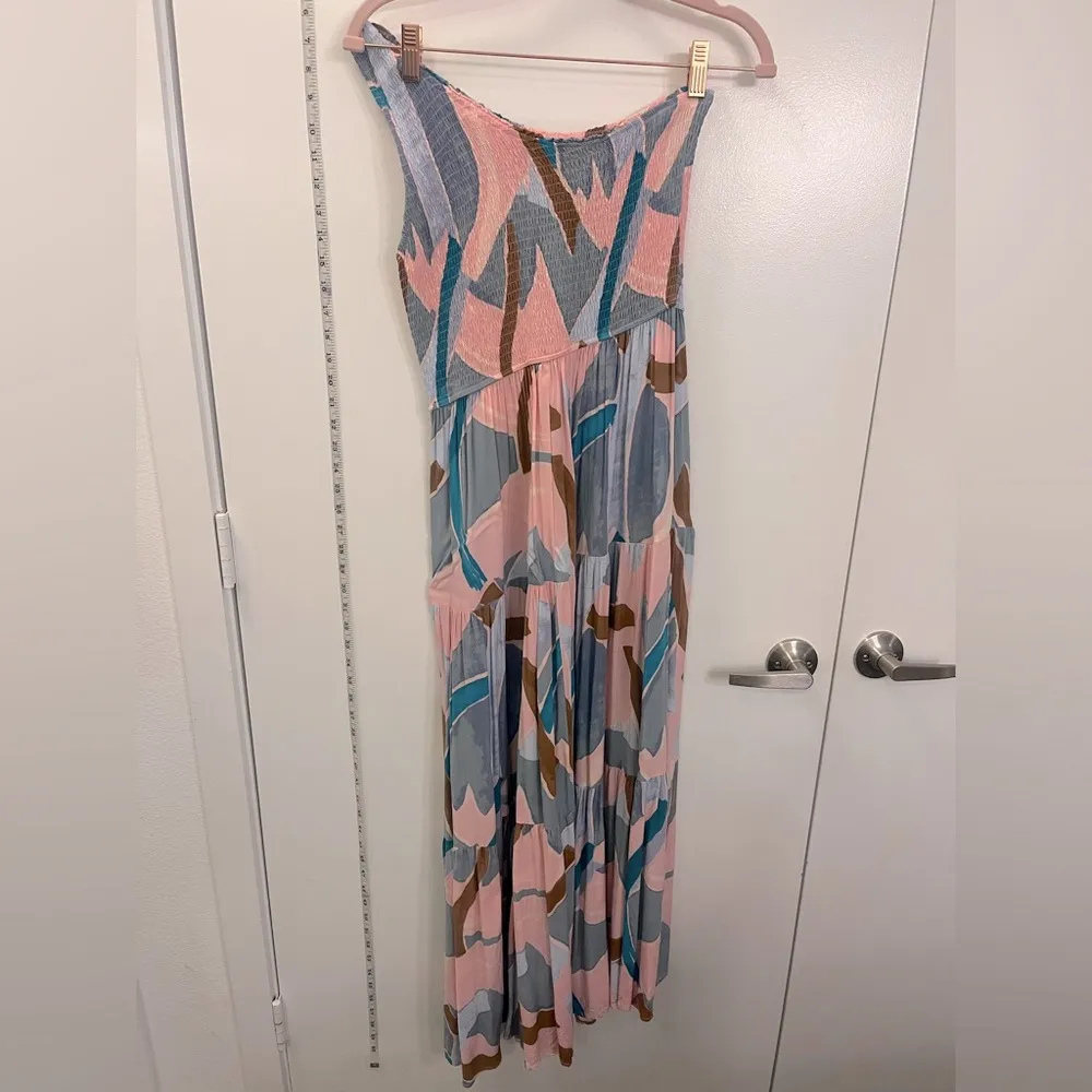 Entro abstract maxi one shoulder dress - Image 3