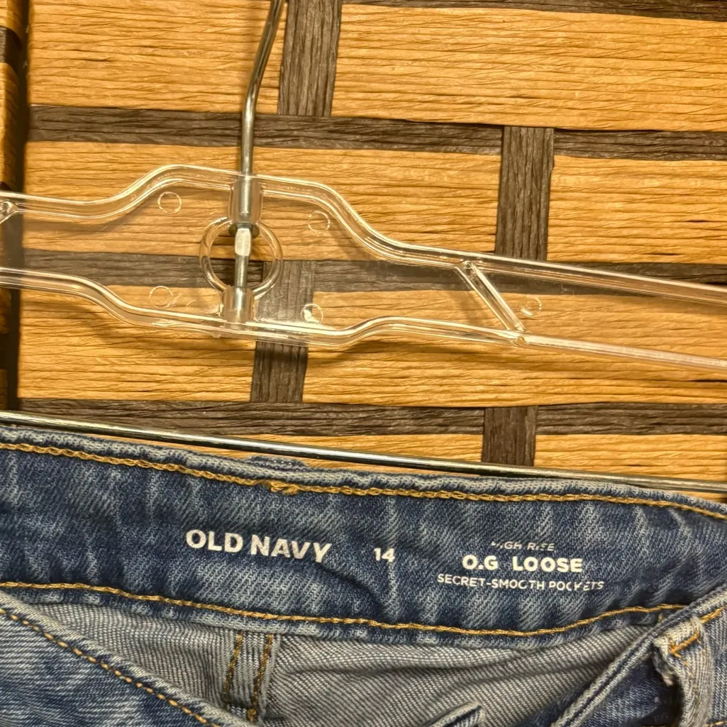 Old Navy O.G. High Rise Loose Jeans Size 14 - Image 6