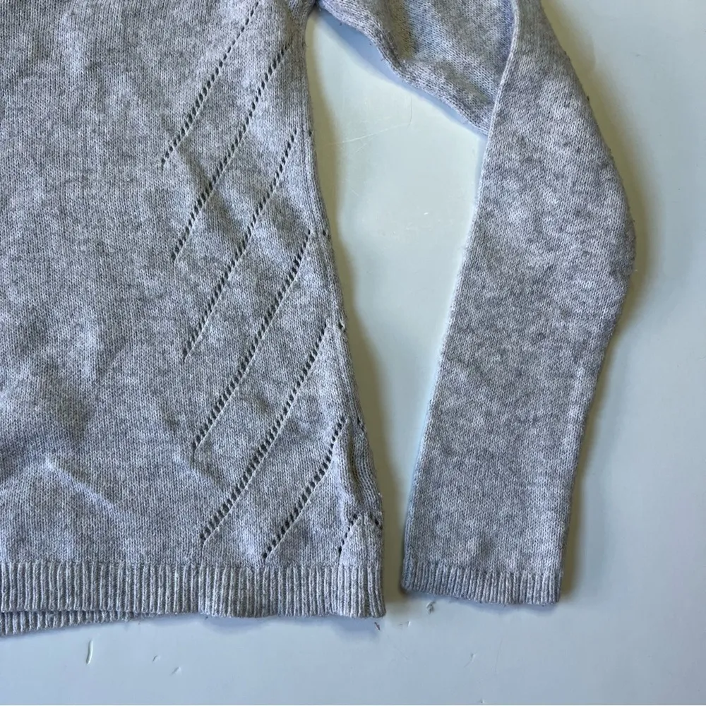 Anthropologie Moth Gray Cashmere Sweater Size Small - Image 2