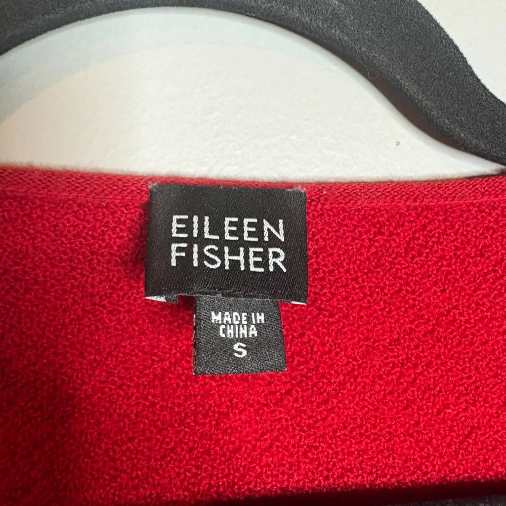 Eileen Fisher red wool light sweater - Image 3