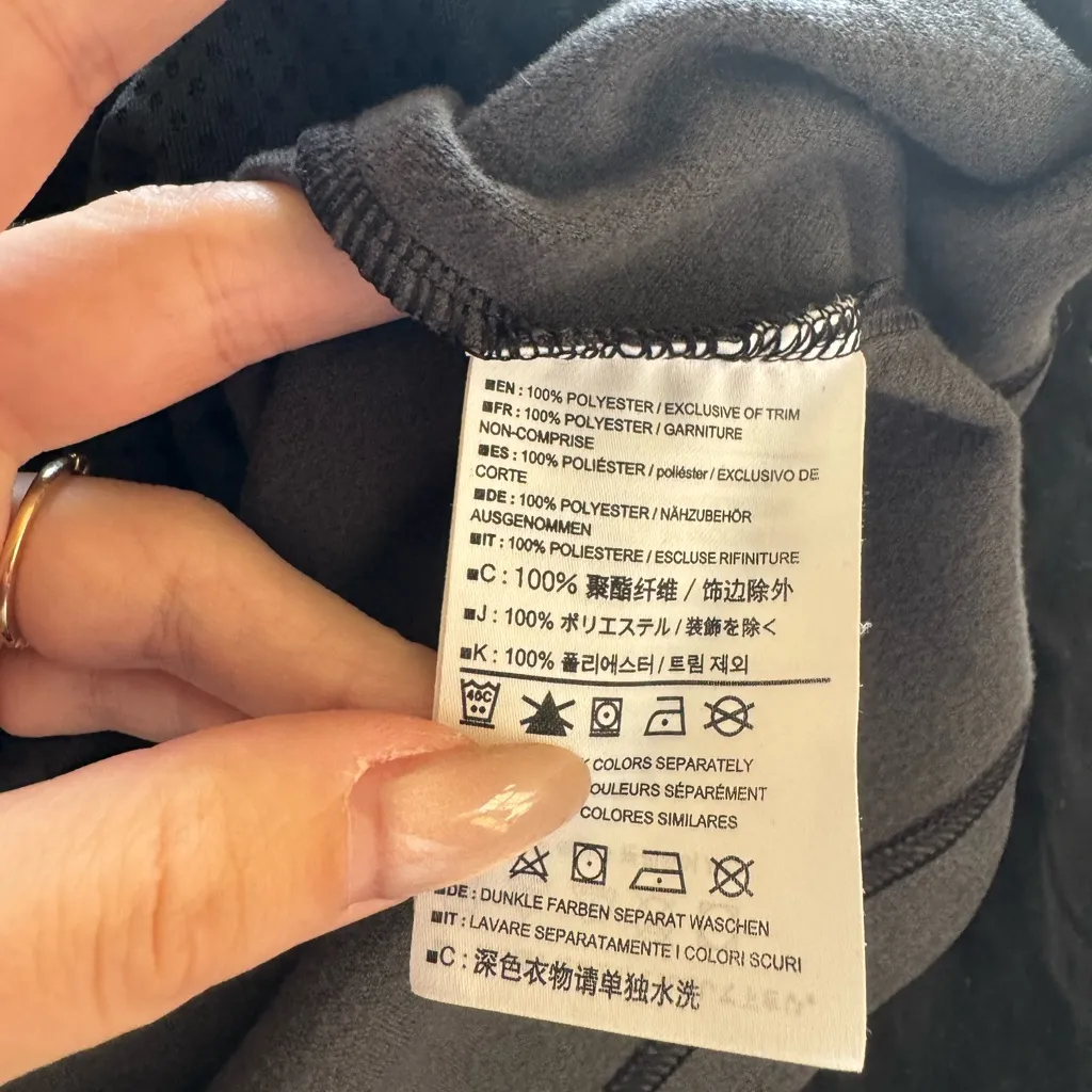 Arc’teryx Ellison Soft Shell Fleece Full Zip Jacket Size Large Womens Grey Gray - Image 2