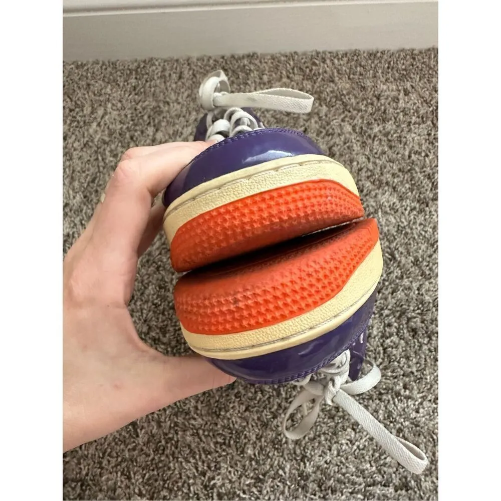 Nike Air Force 1 Womens 8.5 Purple '07 Club Patent Leather 315115-514 - Image 5