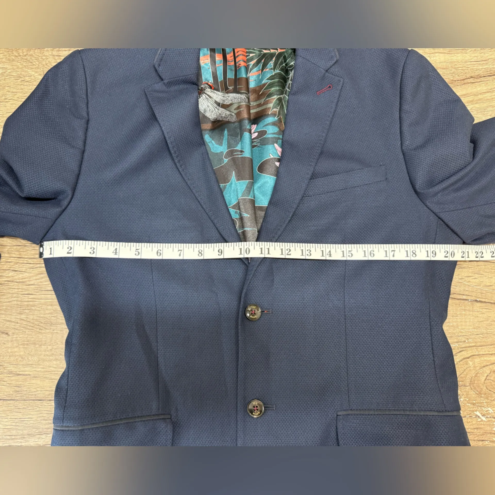 Ted Baker navy blue women’s blazer size‎ 4 - Image 7