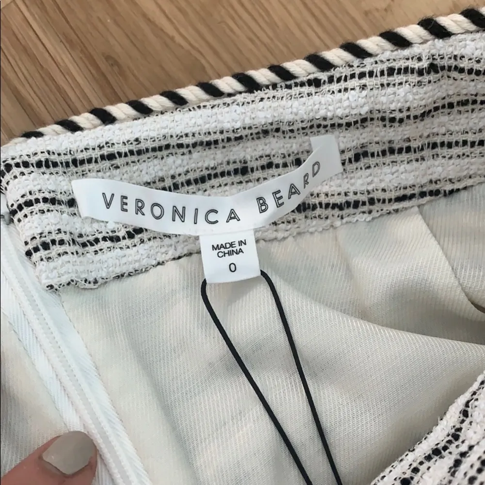 $395 NWT Veronica Beard mellie striped tweed mellie skirt - Image 6