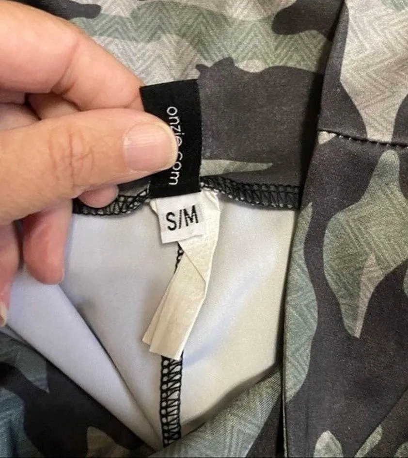 Onzie High Rise Leggings green camo - Image 9