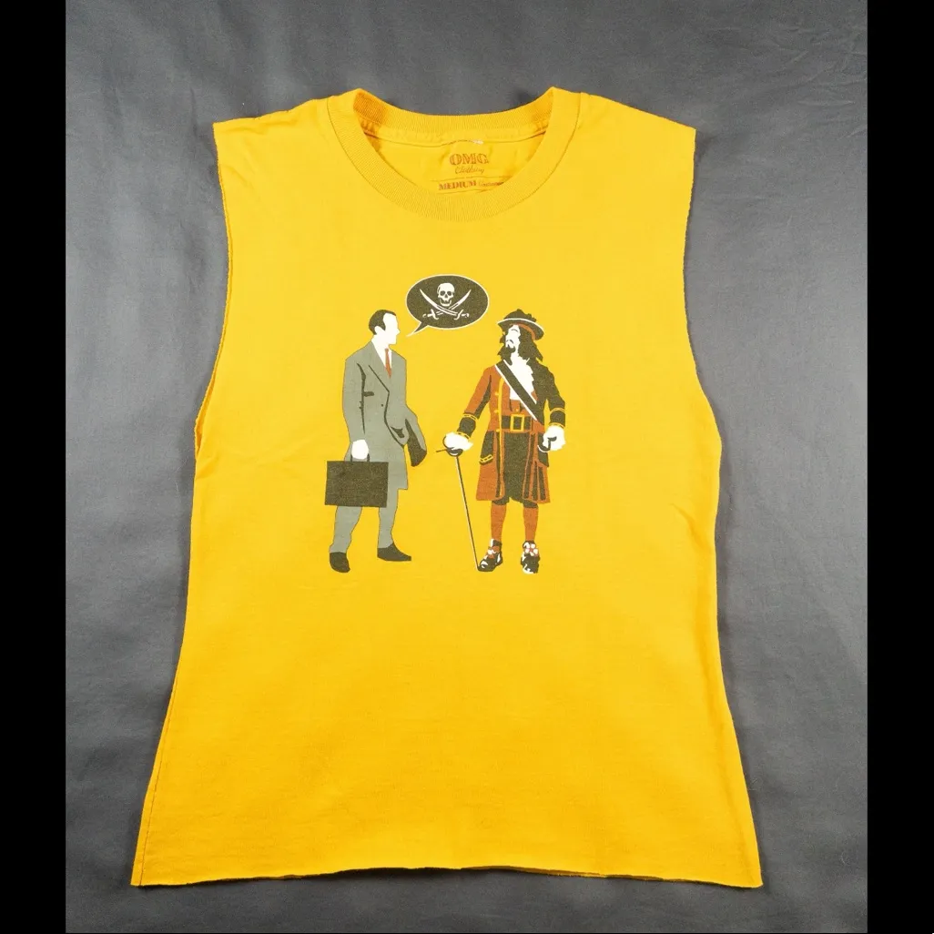 Threadless pirate business fitted muscle tank - Image 2