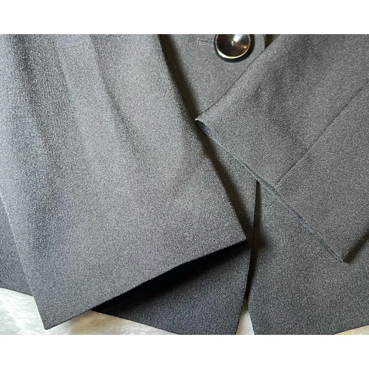 Kasper Blazer Womens 12 Black Suit Jacket 1 Button‎ Work Formal Office Career - Image 10