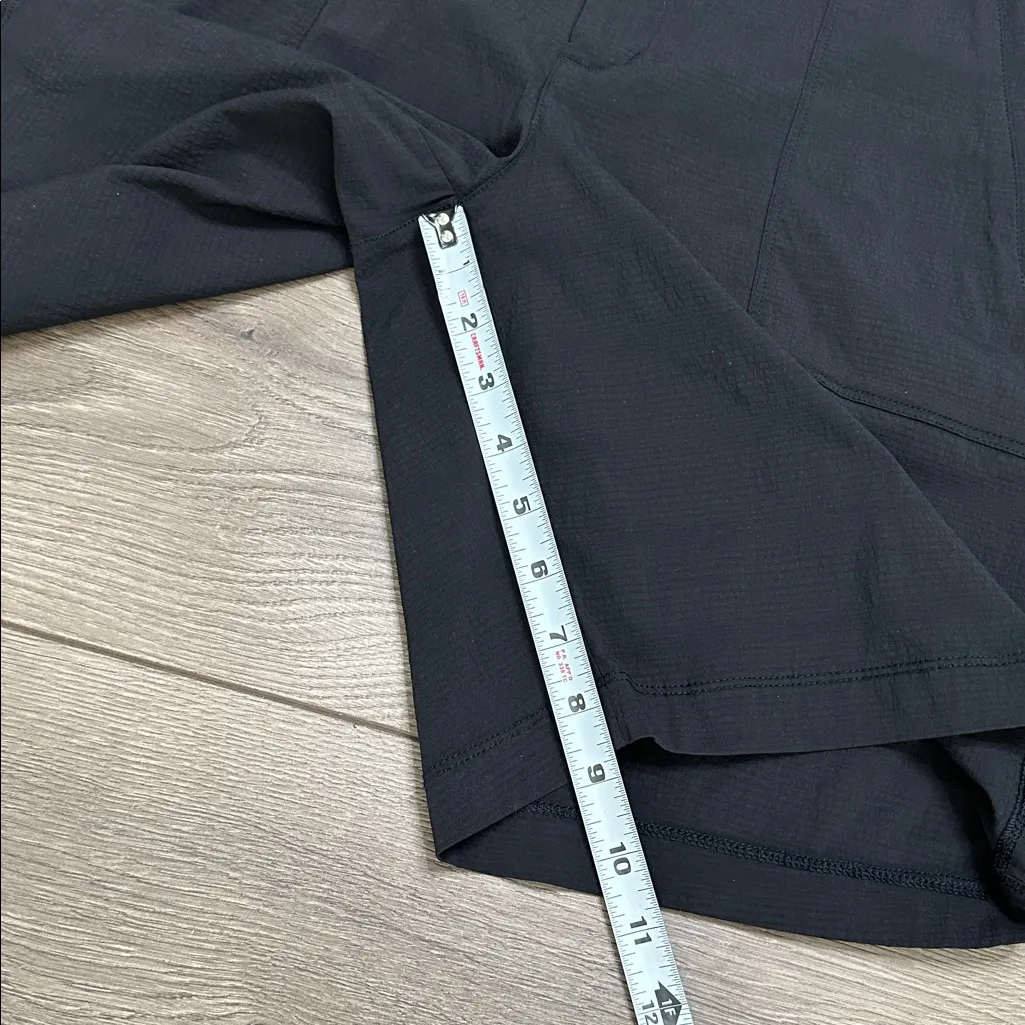 Athleta Trekkie Bermuda 2.0 Mid Rise Hiking Shorts Black Size 12 - Image 9